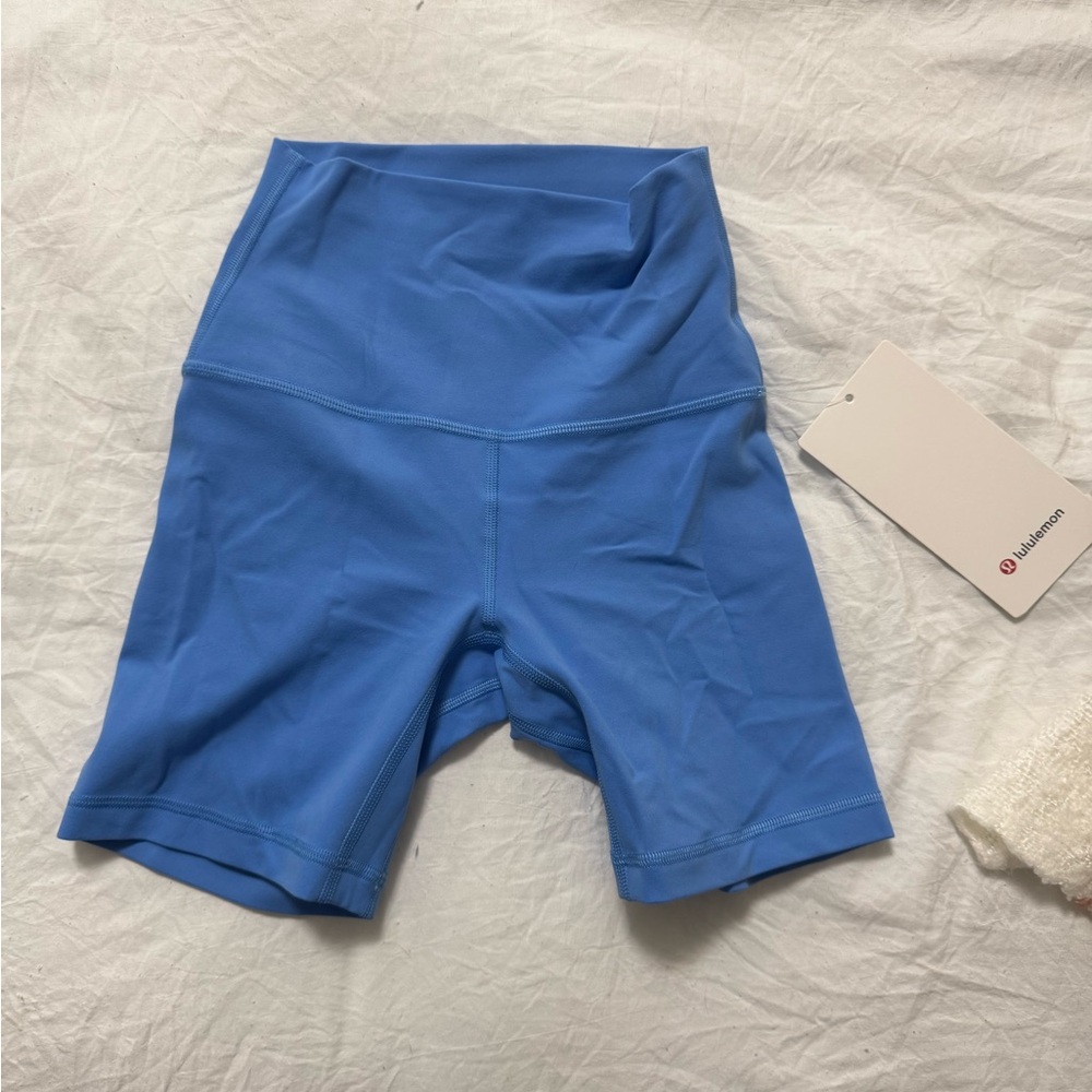 lululemon athletica Women's Vibrant Blue Bike Shorts